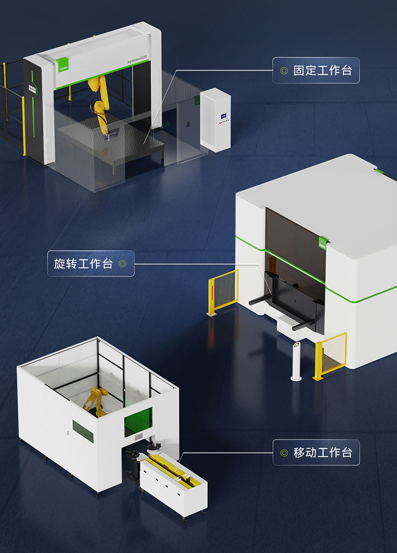 三维机械人激光切割机,三维激光切割机,3D激光切割机,多事情台可选